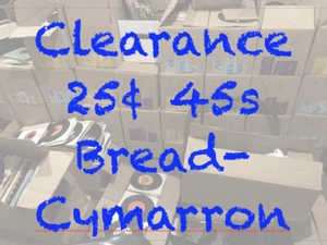 Clearance 45s - 25 cents apiece. 4 minimum; no maximum - $5.00 shipped - B-C - Picture 1 of 38