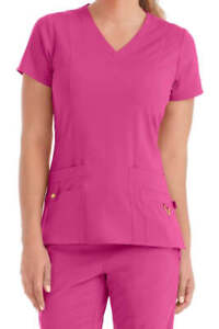 Med Couture Scrub Top Activate & Energy Clearance Sale