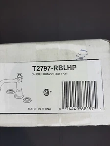 Delta T2797-RBLHP Cassidy Roman Tub Faucet Trim Less Handles , Venetian Bronze - Picture 1 of 3