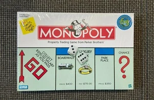 65th Anniversary MONOPOLY Board Game- Parker Bros -Vintage 1999 NEW! SEALED! - Picture 1 of 3