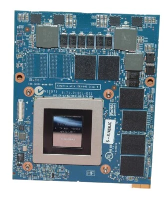 CLEVO NVIDIA GTX670MX DDR5 3GB Video Card FOR CLEVO HP 8770W 8670W - Image 1 of 4