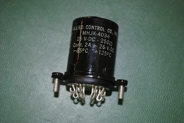 ALLIED CONTROL RELAY MHJX4034 5945-00-702-3738 250 OHM 2A 26VDC 14 PIN MIL-SPEC - Image 1 of 1