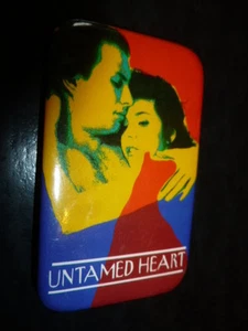 Untamed Heart Pin Back Movie Promotional 1993 Button Promo Tomei Video Store - Picture 1 of 3