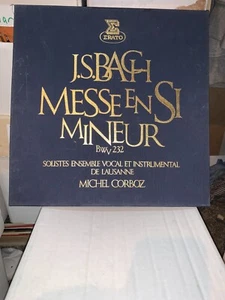 Juego de caja BACH Messe En si Mineur BMV 232 Erato Michel Corboz ENVÍO GRATUITO A EE. UU. Y CDN - Imagen 1 de 5