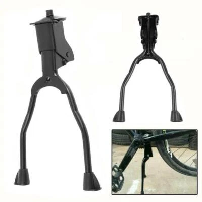 Soporte de bicicleta de doble pierna de montaje central ajustable para bicicleta de montaña de 26"-28" Foto 1 de 4