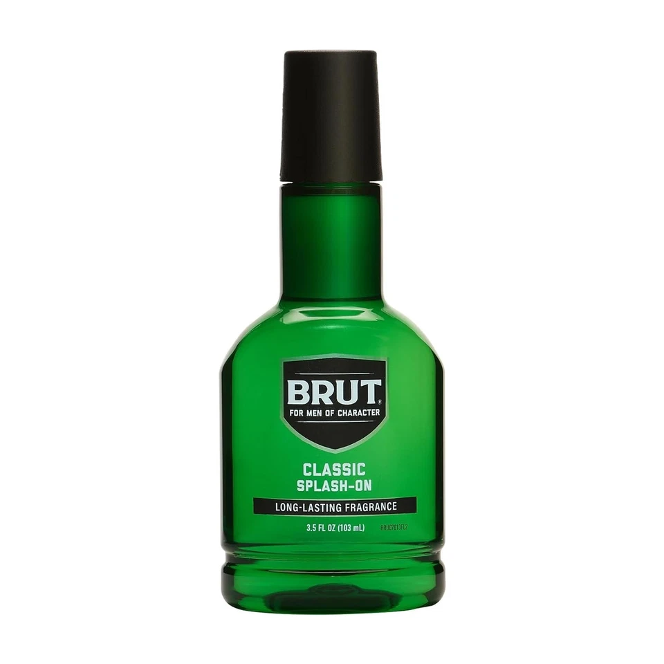 BRUT Splash-on Original Fragrance Splash for Men 3.5 Oz