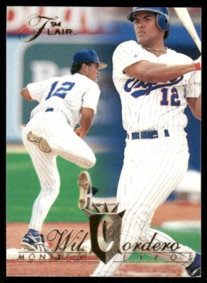 Wil Cordero 1994 Flair #187 Montreal Expos - Image 1 of 2