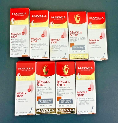 9 Mavala Stop Deterrent Esmalte de Uñas Tratamiento Cuidado de Uñas Ayuda Dejar de Morderse Uñas Foto 1 de 4