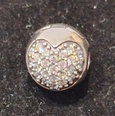 Pandora Clip Charm Love of my Life 925 Sterling Silber Zirkonia-Pavé 791053CZ - Bild 1 von 2