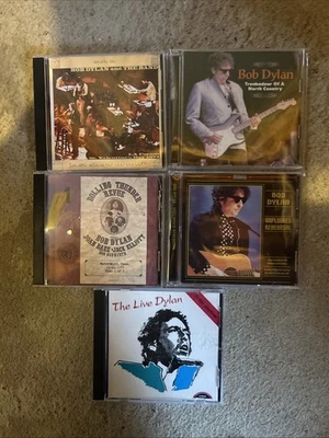 Bob Dylan Import Lot 5 Titles 6 CDs Rare Live Sessions Outtakes Foto 1 de 4