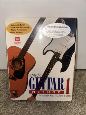 eMedia Guitar Method 1 /Macintosh CD-ROM - NEW SEALED - Image 1 of 4