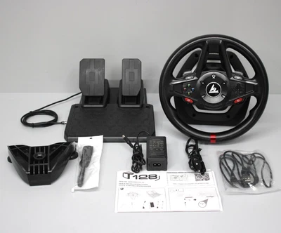 Thrustmaster T-128x Force Feedback Lenkrad & Pedale-Set, Xbox One, Xbox Series S - Bild 1 von 4