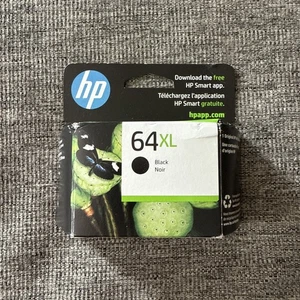 Oryginalny wysokowydajny czarny wkład atramentowy HP 64XL N9J92AN OEM wygasł 03/2025 - Zdjęcie 1 z 9