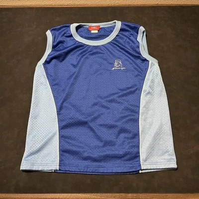 Camiseta deportiva de baloncesto vintage de platino FUBU Fat Albert Streetwear hip hop bordada Foto 1 de 4