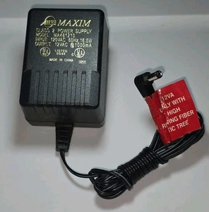 Maxim MA481210 12V AC Power Adapter 1000mA 16.5W for 32" Fiber Optic Tree - Picture 1 of 1