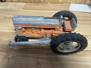 Vintage Hubley Toy Tractor With Steering front Loader needs repair - Picture 1 of 4