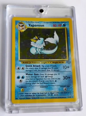 Vaporeon  Jungle Holo 12/64 WOTC Vintage Pokemon  LP/NM - Image 1 of 4