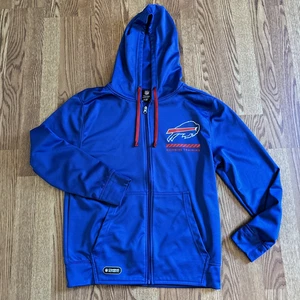 New Era Buffalo Bills Combine Authentic Training Full Zip Medium Jacket Hood - Picture 1 of 8