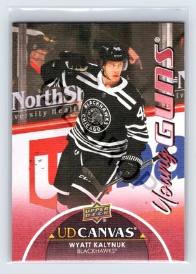 2021-22 Upper Deck Young Guns Canvas Rookie RC #C114 Wyatt Kalynuk - Image 1 of 2