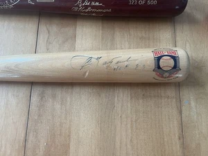 CARL YASTRZEMSKI SIGNED BLONDE ADIRONDACK BAT INSCRIBED "HOF 89 TC 67" JSA COA - Picture 1 of 2