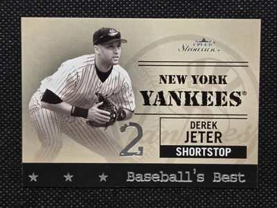 2004 Fleer Showcase DEREK JETER Baseball's Best #1-BB HOF - Image 1 of 2