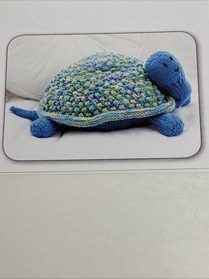 Turtle Toy Stuffed Animal Knitting Pattern Cards Pages - Image 1 of 3
