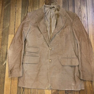 Levis пальто мужской 42L Panatela вельветовый блейзер винтажный 80-х отличном! - Изображение 1 из 4