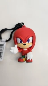 Knuckles - Sonic The Hedgehog Series 3 Figural 3D Bag Clip - Picture 1 of 3