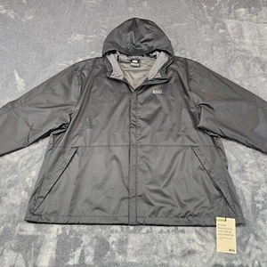 REI Trailmade Rain Jacket Womens 3X black waterproof breathable seam sealed NEW - Picture 1 of 15