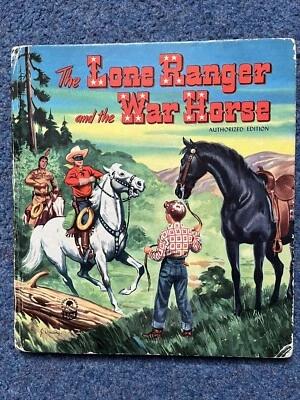 The Lone Ranger And The WAR Horse, Fran Striker, WHITMAN, USA hardback 1951 - Image 1 of 4