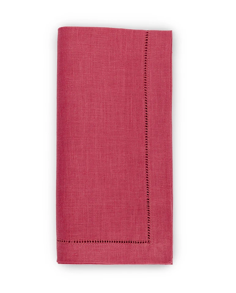 Sferra фестиваль ужин салфетки коралл розовый льняной набор из 4 - Изображение 1 из 1