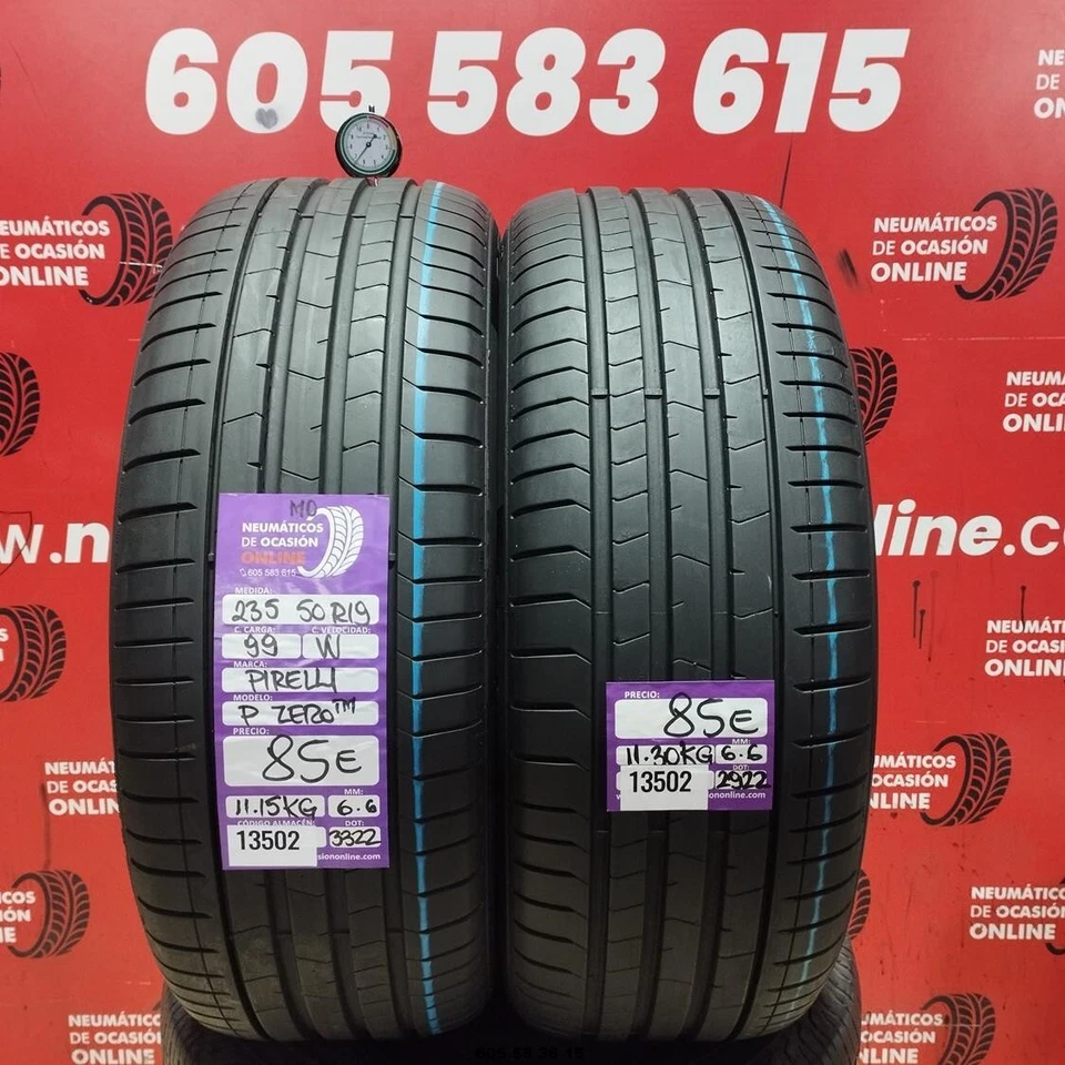 235 50 R19 99W PIRELLI PZERO MO 6.6/6.6MM REF. 13502 - Imagen 1 de 4