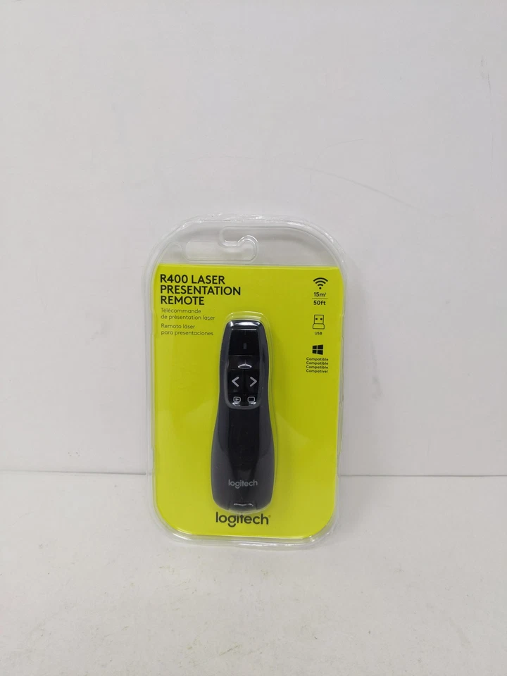 Logitech Wireless Presenter R400, Wireless Presentation Remote Clicker with - Image 1 of 4