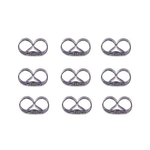 2000pcs 201 Butterfly Earnuts de acero inoxidable Aretes de seguridad Backs Stopper 5x3mm - Imagen 1 de 2