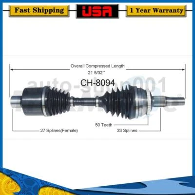 Front Right CV Axle Joint For Chrysler Concorde 3.2L 2004 2003 2002 2001 2000 - Image 1 of 2