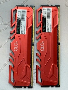 OLOy 32GB (2 x 16GB) 288-Pin DDR4 SDRAM DDR4 3200 (PC4 25600) Red 16-18-18- - Zdjęcie 1 z 4