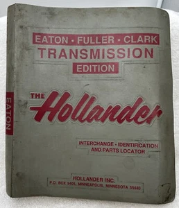 The Hollander -Transmission Fuller Edition Interchange Identification Parts 1992 - Picture 1 of 10