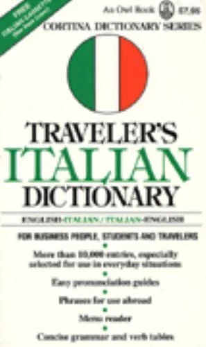 Traveler's Italian Dictionary: English-Italian/Italian-English (Cortina... - Image 1 of 1