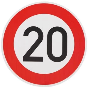 StVO Verkehrszeichen 20km/h 274-20 600 mm mit RAL Verkehrsschild Straßenschild - Bild 1 von 1