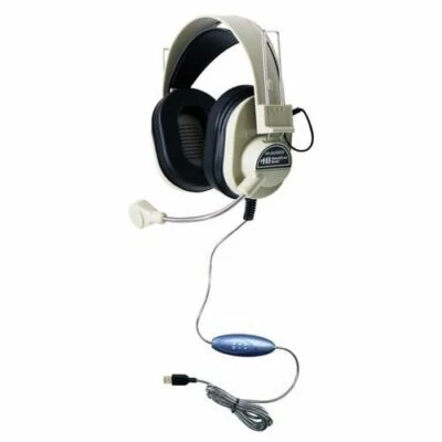 HamiltonBuhl Deluxe USB Headset with Gooseneck Microphone - Image 1 of 2