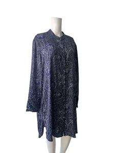 Next Paisley Top Blouse Shirt Size 20 Womens NEW Purple Button Up EU48 RRP £38 - Picture 1 of 12