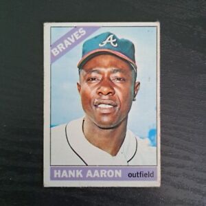 1966 Topps Baseball Hi Number #500 Hank Aaron VG-VGEX