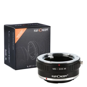 K&F Concept adapter for Minolta MD mount lens to Canon EOS M camera M1 M2 M3 M5 - Picture 1 of 8