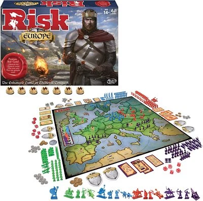 RISK: Europe Strategy Board Game | Medieval Conquest - Image 1 of 2