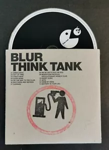 BLUR Think Tank Hand Stamped Banksy Promo Artwork Hand Stamped Petrol Head Art - Picture 1 of 7