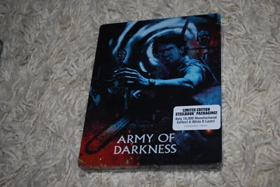 Army of Darkness - OOP Scream Factory Steelbook Blu - Bruce Evil Dead Campbell - Image 1 of 2