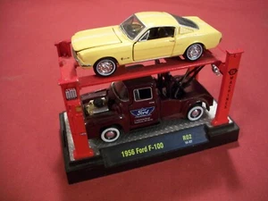 2012 Castline 1956 Ford F-100 & a Shelby Cobra Die Cast Toys & Lift #RO 14-03 - Picture 1 of 2