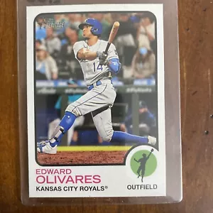 Edward Olivares 2022 Topps Heritage Short Print High Number Card SP #436 Kansas - Picture 1 of 2