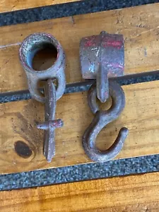Vintage Single Tree Hooks Cast iron - Picture 1 of 1