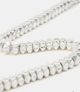 $189 Allsaints Designer Jaya Pyramid Studded Necklace - Picture 1 of 7